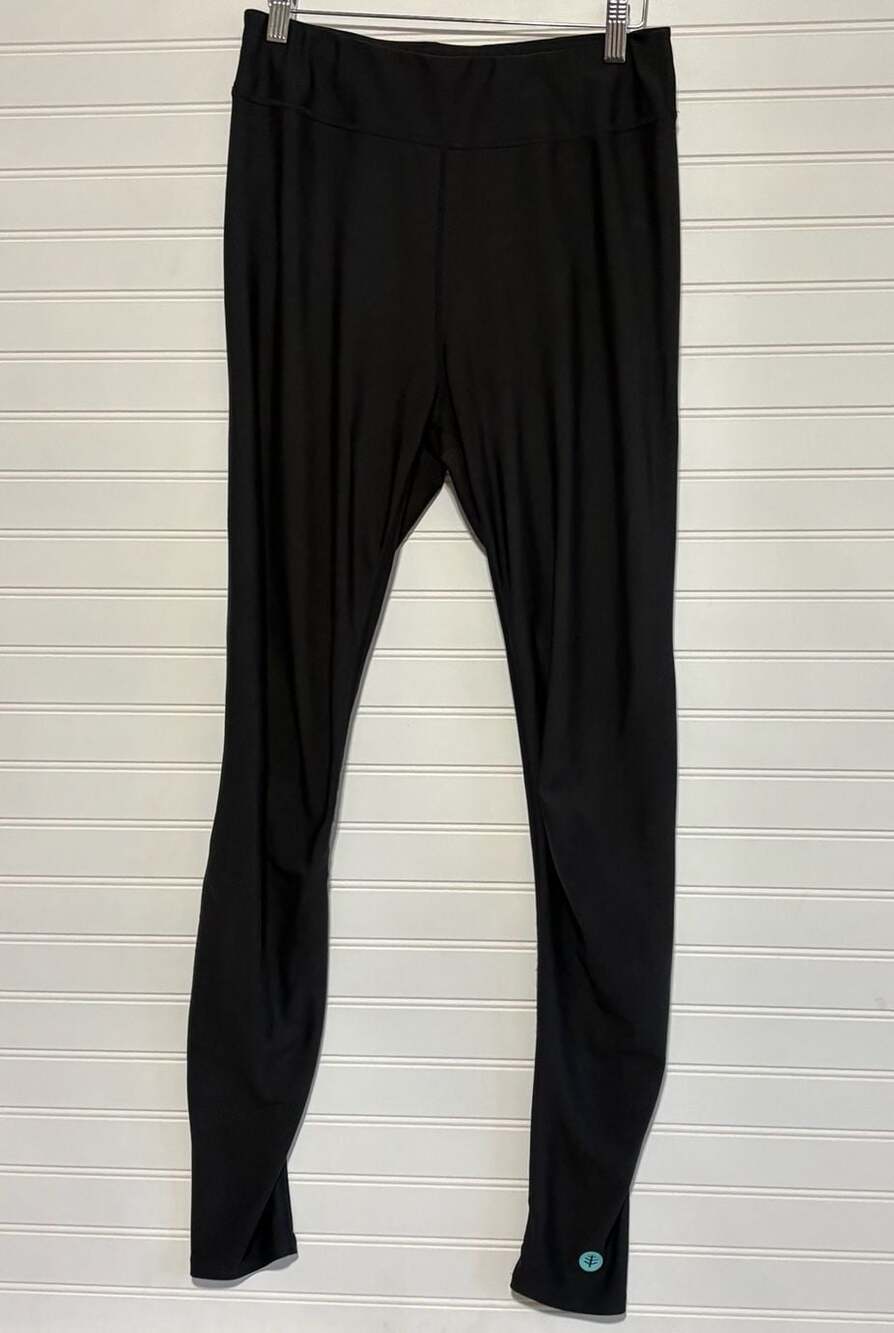 Coolibar Women's Deep Water Swim Tights UPF 50+ Black